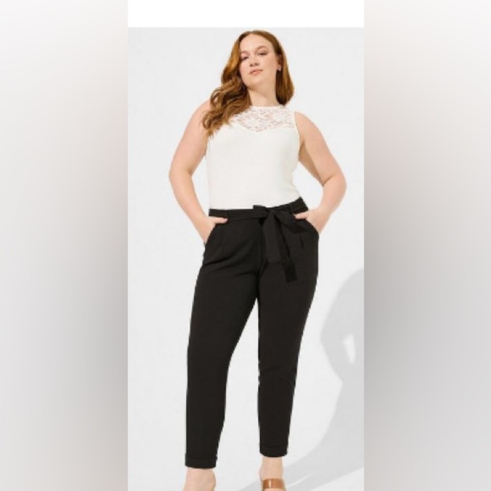Torrid Black Straight Leg Pants